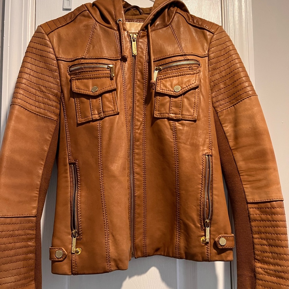 Michael Kors leather jacket